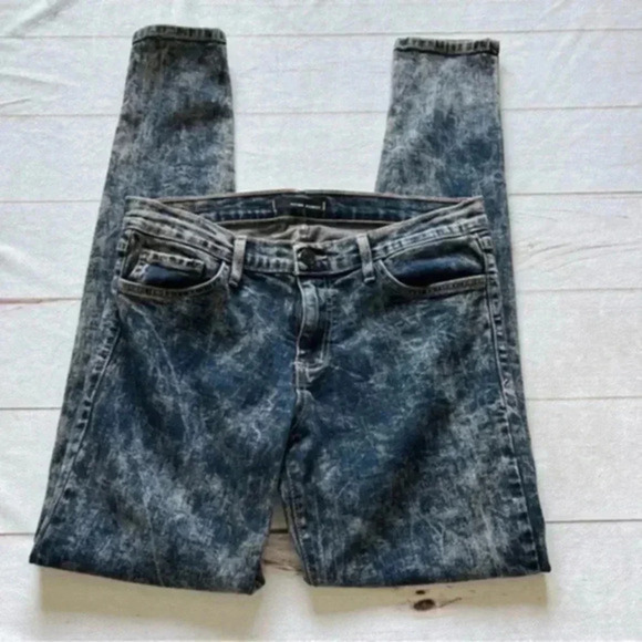 Flying  monkey Women’s Made in the USA acid wash denim jean Size 11 - Picture 1 of 11